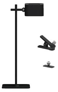 LED Stmievateľná magnetická stolná lampa 4v1 LED/3W/5V 3000-6000K 1800 mAh čierna