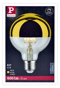 LED Stmievateľná žiarovka so zrkadlovým vrchlíkom E27/6,5W/230V - Paulmann 28675
