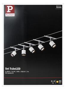 Paulmann 3981 - Sada 5xLED/4W Kompletný lanový systém TUBE 230V