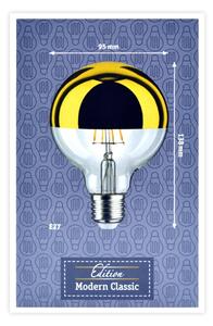 LED Stmievateľná žiarovka so zrkadlovým vrchlíkom E27/6,5W/230V - Paulmann 28675
