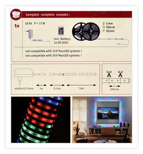 Paulmann 70514 - LED RGB/15W Stmievateľný pásik SIMPLED 7,5m 230V + DO