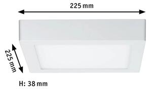Paulmann 70645 - LED/12,5W Stropné svietidlo LUNAR 230V 22,5x22,5 cm biela