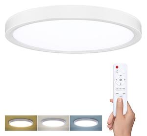 SOLIGHT LED osvetlenie s diaľkovým ovládaním Estela White, 36W, 2700lm, 30cm, CCT, Dim