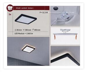 Paulmann 71000 - LED/11,2W Panel prisadený ATRIA 230V 3000K čierna
