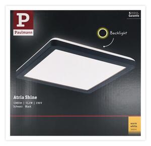 Paulmann 71000 - LED/11,2W Panel prisadený ATRIA 230V 3000K čierna