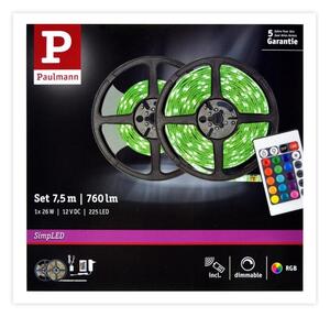 Paulmann 78979 - LED RGB/26W Stmievateľný pásik SIMPLED 7,5m 230V + DO