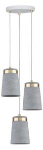 Paulmann 79627 - Luster na lanku NORELL 3xE27/20W/230V betón