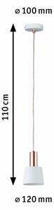 Paulmann 79656 - 1xE14/20W Luster na lanku NEORDIC HALDAR 230V