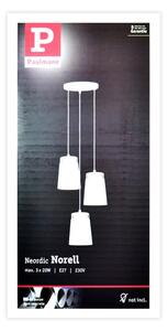 Paulmann 79627 - Luster na lanku NORELL 3xE27/20W/230V betón