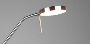TRIO Stojatá lampa MONZA Nikel LED12W, 2300-3000-4000K, H145cm