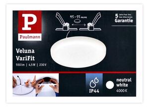 Paulmann 92390 - LED/4,5W IP44 Kúpeľňové podhľadové svietidlo VARIFIT 230V