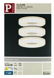 Paulmann 92704 - SADA 3xLED/5,5W Podhľadové svietidlo BAGEL 230V