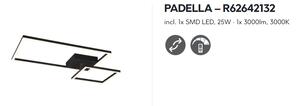 Stropné svietidlo PADELLA Black LED25W, 3000K