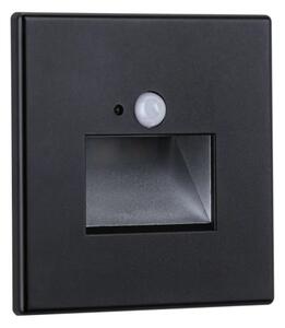 Paulmann  93135 - LED/1,2W Schodiskové svietidlo so senzorom EDGE 230V čierna