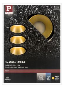 Paulmann 93404 - SADA 3xLED/6,5W IP44 Stmievateľné kúpeľňové svietidlo COLE 230V