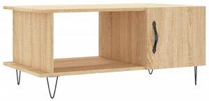 Konferenčný stolík dub sonoma 90x50x40 cm kompozitné drevo