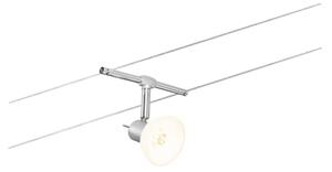 Paulmann 94136 - SADA 5xGU5,3/10W Kompletný lankový systém SHEELA 230V chróm