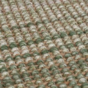 Flair Rugs koberce Kusový koberec Mottle Jute Ombre Green - 60x230 cm