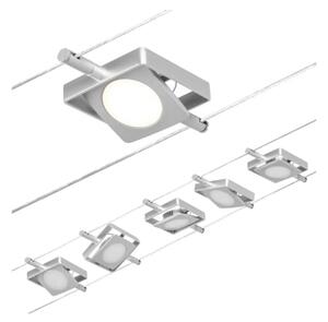 Paulmann 94420 - SADA 5xLED/4,5W Kompletný lankový systém MAC 230V matný chróm