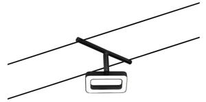 Paulmann 94485 - Súprava 5x LED/4,8 W Kompletný lankový systém FRAME 230 V čierny