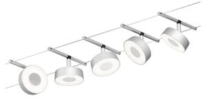 Paulmann 94475 - SADA 5xLED/5W Kompletný lanový systém CIRCLE 230V matný chróm