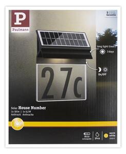 Paulmann 94694 - LED/0,2W IP44 Solárne domové číslo NEDA 3,7V
