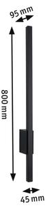 Paulmann 94742 - LED/11,5W IP44 Vonkajšie nástenné svietidlo STAN 230V
