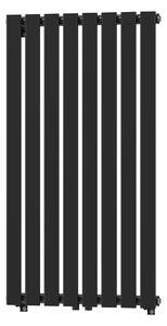 Gamma Vertical, vykurovacie teleso 600x1100 mm, 737 W, čierna matná, GMA-VERT-11060-BK
