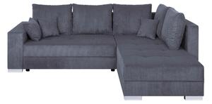 ROHOVÁ SEDAČKA, textil, kompozitné drevo, tmavosivá P & B - Sedačky, Online Only
