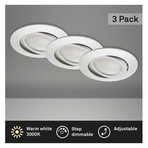 Briloner 8309-039 - SADA 3x LED Stmievateľné kúpeľňové svietidlo LED/5W/230V IP23