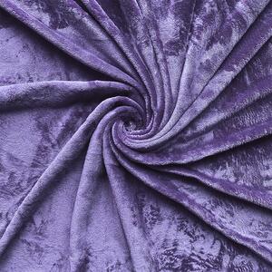 Mikroplyšová deka SIGLO fialová 150 x 200 cm