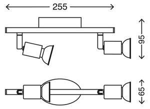 Briloner 2767-026 - LED Bodové svietidlo 2xGU10/6W/230V biela