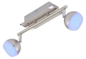 Briloner 2040-022 - LED RGB Stmievateľné bodové svietidlo 2xLED/3,3W/230V + DO