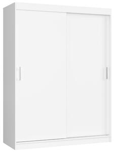 Ak furniture Šatníková skriňa CLP Mono 150 cm biela