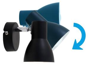Briloner 10698889 - Nástenné bodové svietidlo 1xE14/25W/230V čierna