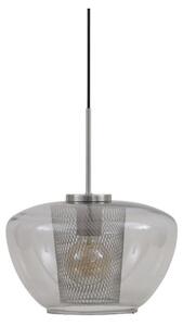 Briloner 4016-014 - Závesné svietidlo na lanku SEVENTIES 1xE27/40W/230V dymovošedá