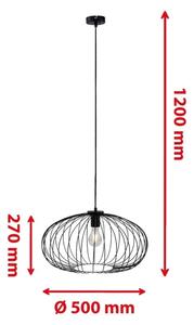 Briloner 4023-015 - Luster na lanku KAGO 1xE27/60W/230V