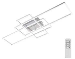 Brilo - LED Stmievateľný prisadený luster FRAME LED/51W/230V chróm + DO