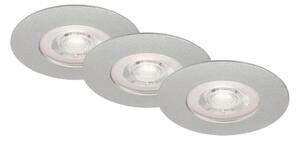 Briloner - SADA 3x LED Stmievateľné kúpeľňové svietidlo LED/4,9W/230V IP44