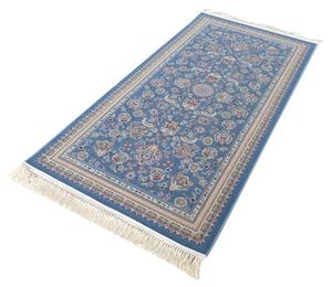 Luxusný perzský strojový koberec Imperial modrý 0,80 x 2,00 m