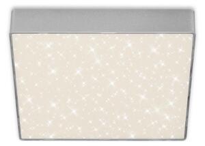 Briloner 7077-414 - LED Stropné svietidlo STAR SKY LED/16W/230V 21x21 cm strieborná