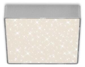 Briloner 7076-414 -LED Stropné svietidlo STAR SKY LED/11W/230V 15x15 cm strieborná