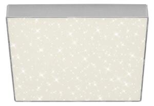 Briloner 7078-414 - LED Stropné svietidlo STAR SKY LED/21W/230V 28x28 cm strieborná
