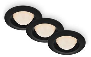 Briloner 7056-035 - SADA 3x LED Kúpeľňové podhľadové svietidlo LED/3W/230V IP44