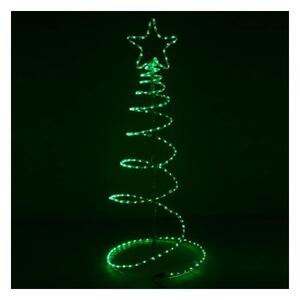 SPRINGOS LED Vianočný stromček - 135cm, 192LED, IP44, zelená