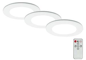 Briloner - SADA 3x LED Kúpeľňové podhľadové svietidlo LED/4,8W/230V IP44 + DO