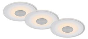 Briloner - SADA 3x LED Kúpeľňové podhľadové svietidlo LED/6W/230V IP44 chróm
