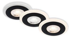 Briloner 7039-035 - SADA 3x LED Kúpeľňové podhľadové svietidlo LED/5W/230V IP44
