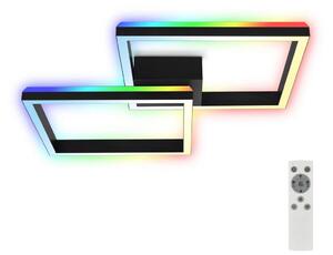 Brilo - LED RGBW Stmievateľný prisadený luster FRAME 2xLED/17W/230V 2700-6500K+ DO