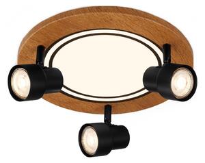Brilo - LED Stropné svietidlo LED/12W/230V + 3xGU10/9W 3000K